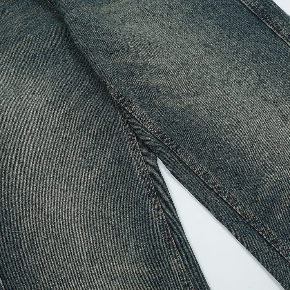 Men's Casual Loose Distressed White Jeans