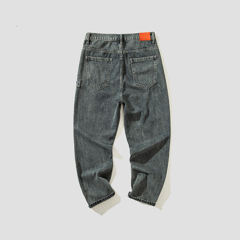 Loose Straight Casual Trousers Japanese Men's Trend All-match