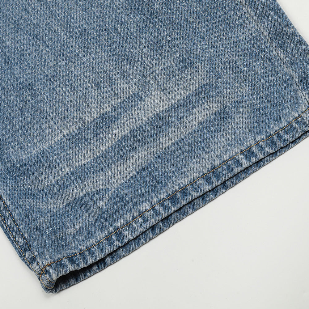 Fashion Unique Gradient Denim Men Trousers