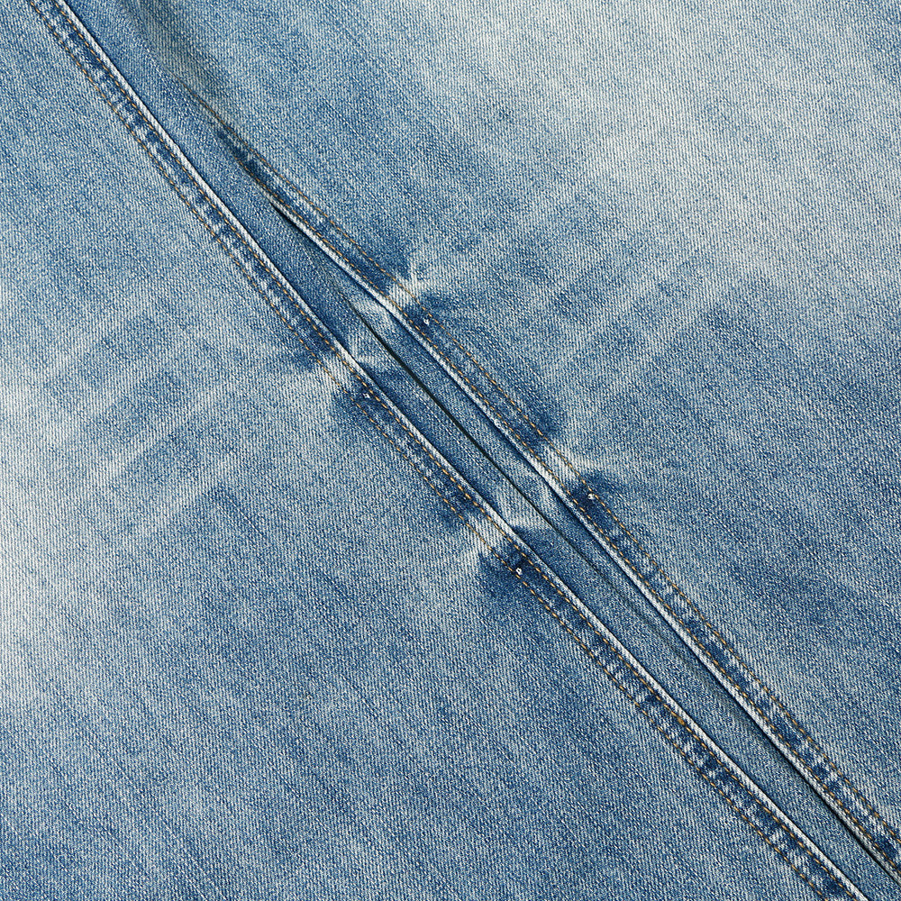 Fashion Washing Gradient Wide-leg Jeans Men