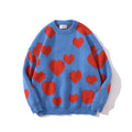 Heart Full Jacquard Sweater Men